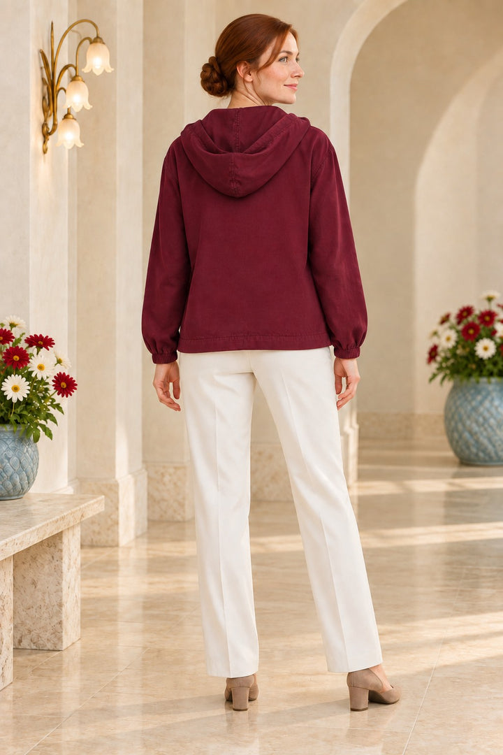XLJ Hooded Cardigan with Integrated Undershirt 6392 - North Port