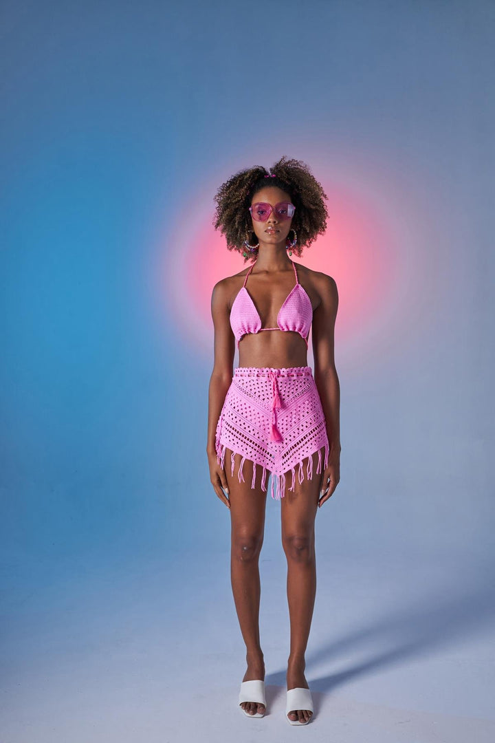 HLLY Women Chacha Knitwear Set Pink - Bad Vilbel