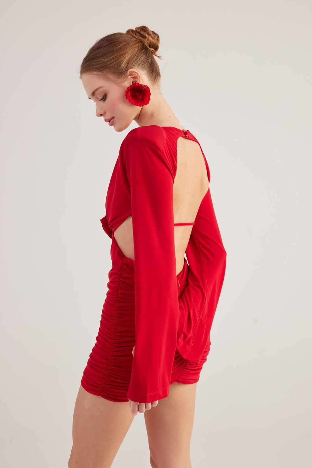 HLLY Women Hanna Dress Red - Kempten