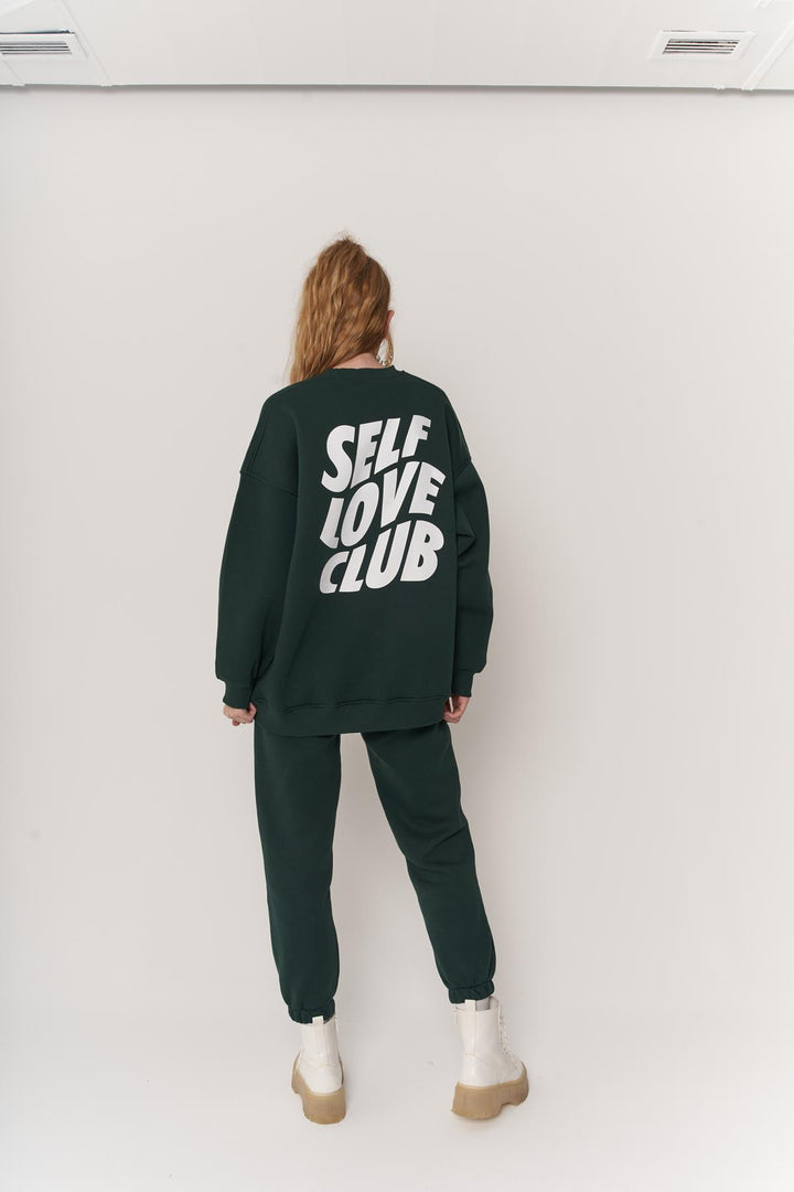 HLLY Women Fluffy Sweatpants Green - La Louvière
