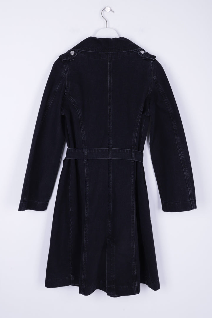 XLJ Denim Trench Coat with Denim Belt Mixed - Ocala