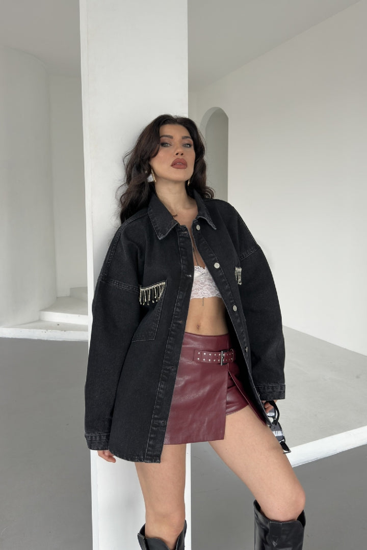 XLJ Oversize Denim Shirt Mixed - Lelystad
