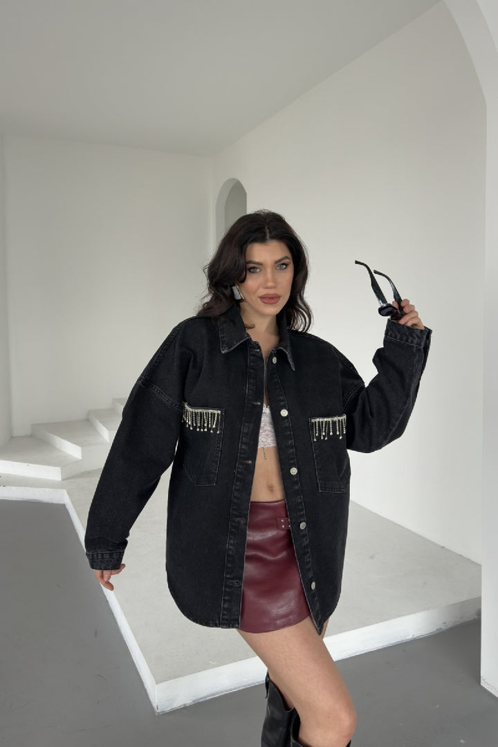 XLJ Oversize Denim Shirt Mixed - Lelystad