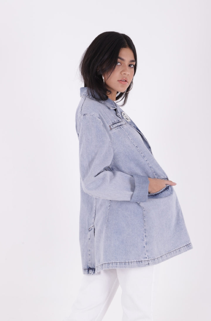 XLJ Double Breasted Buttoned Classic Blazer Jacket - Middlesbrough