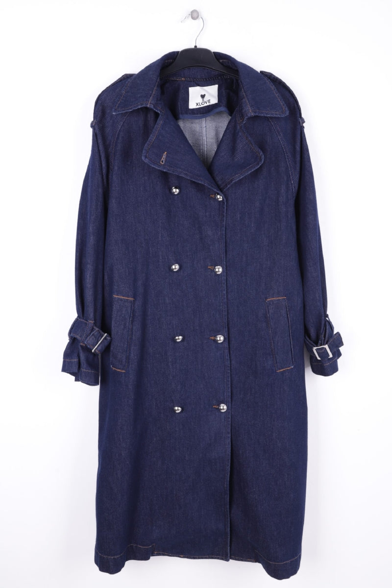 XLJ Long Trench Coat with Belt - Caltanissetta