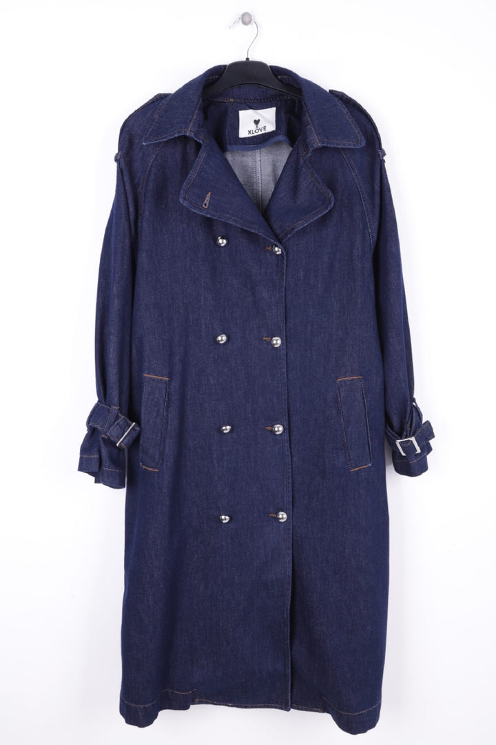 XLJ Long Trench Coat with Belt - Caltanissetta