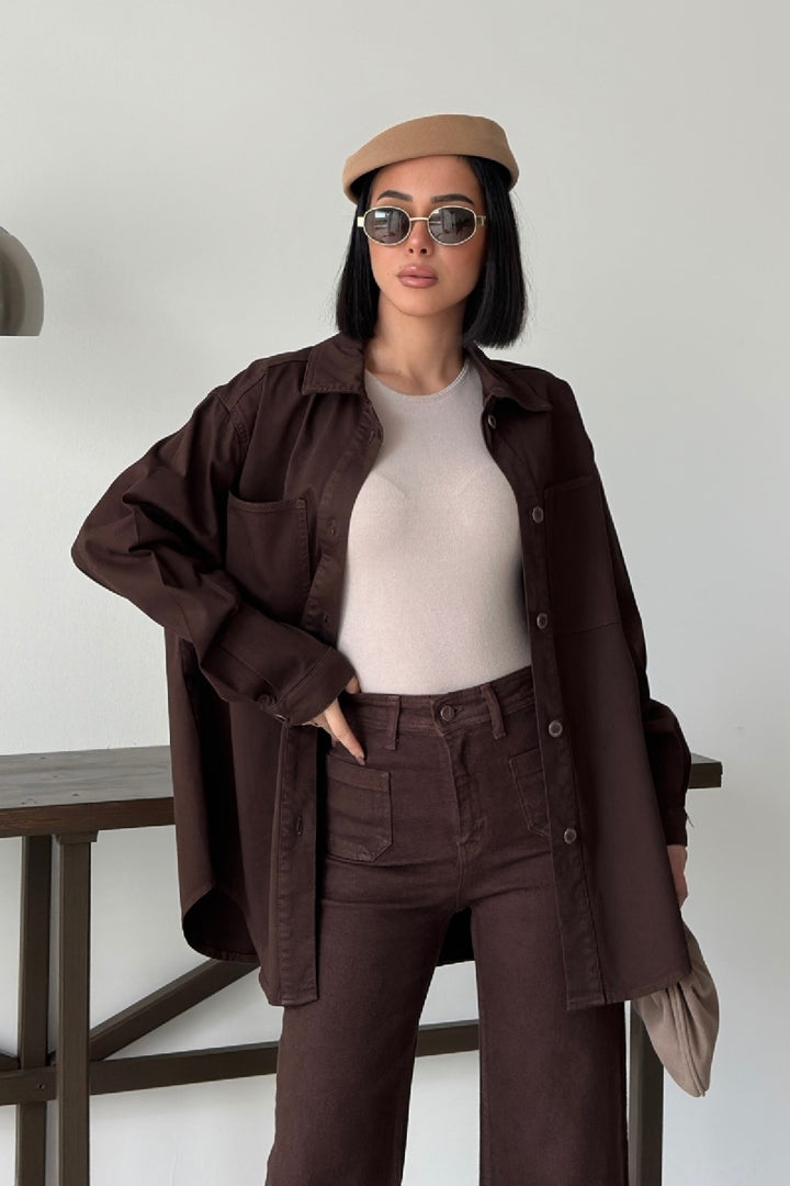 XLJ Oversize Denim Jacket with Buttons - Chemnitz