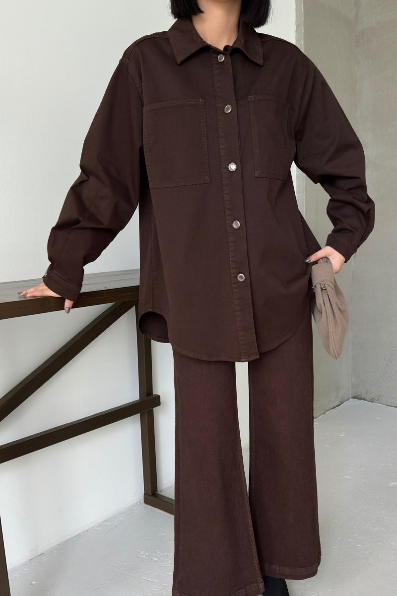 XLJ Oversize Denim Jacket with Buttons - Chemnitz