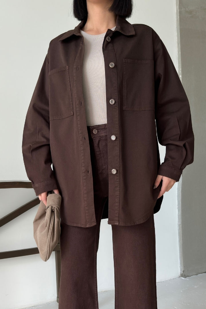 XLJ Oversize Denim Jacket with Buttons - Chemnitz