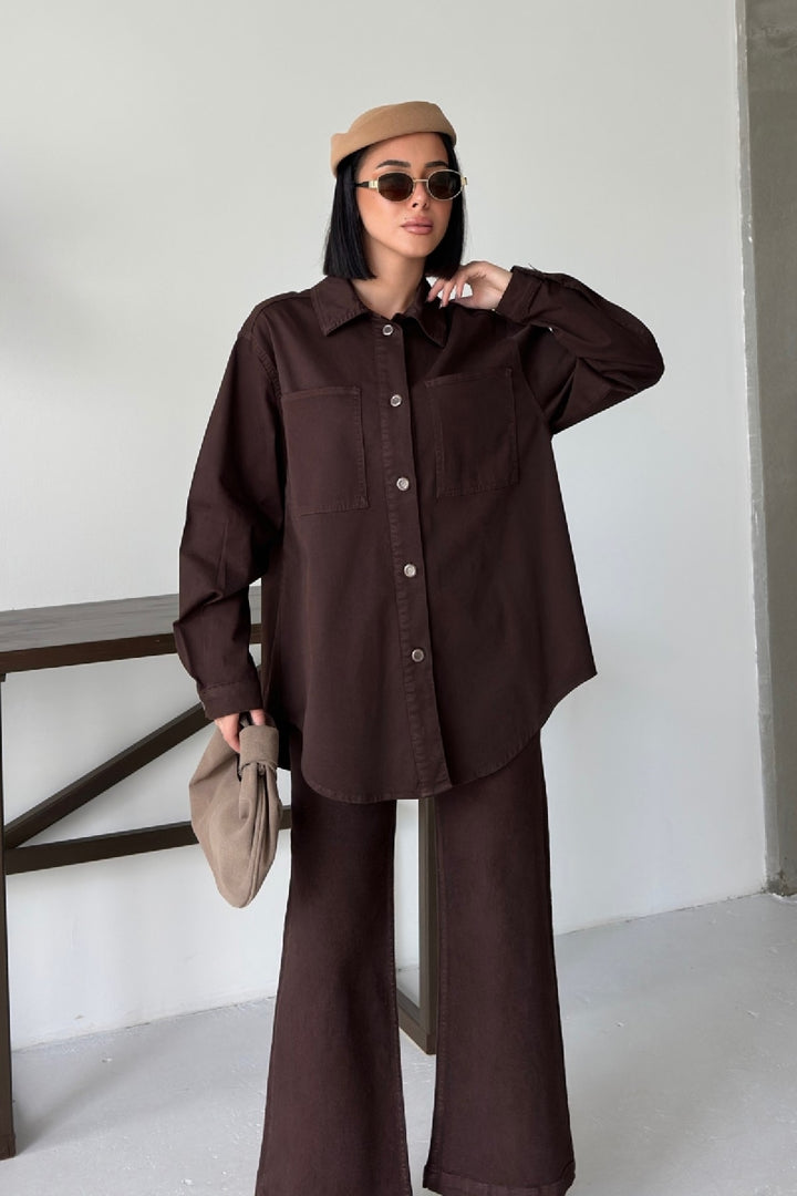 XLJ Oversize Denim Jacket with Buttons - Chemnitz