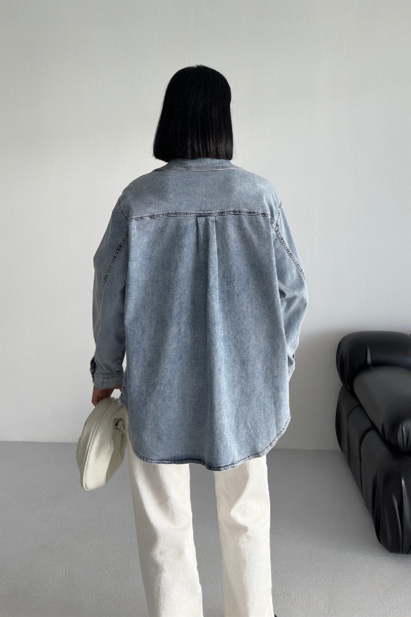 XLJ Oversize Denim Shirt - Mazatlán