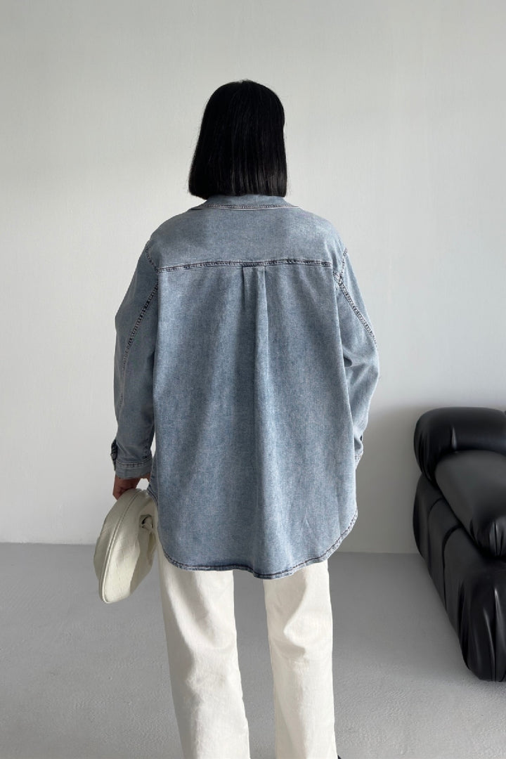 XLJ Oversize Denim Shirt - Mazatlán