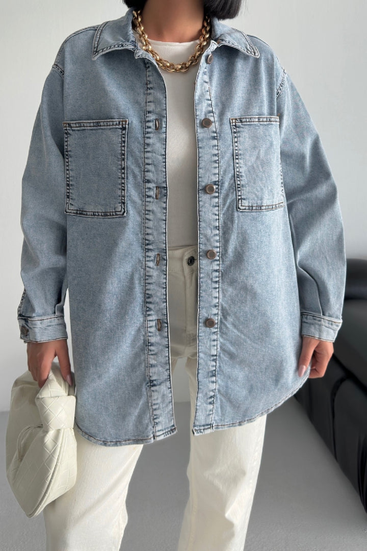 XLJ Oversize Denim Shirt - Mazatlán