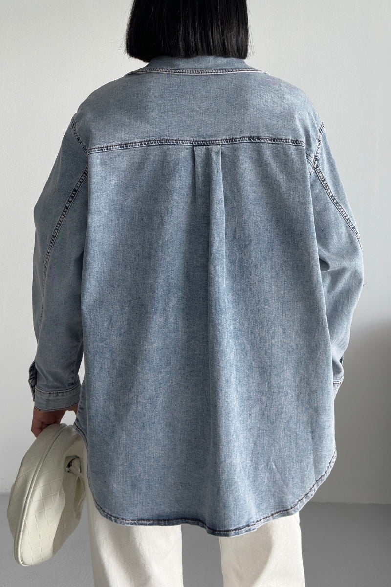 XLJ Oversize Denim Shirt - Mazatlán