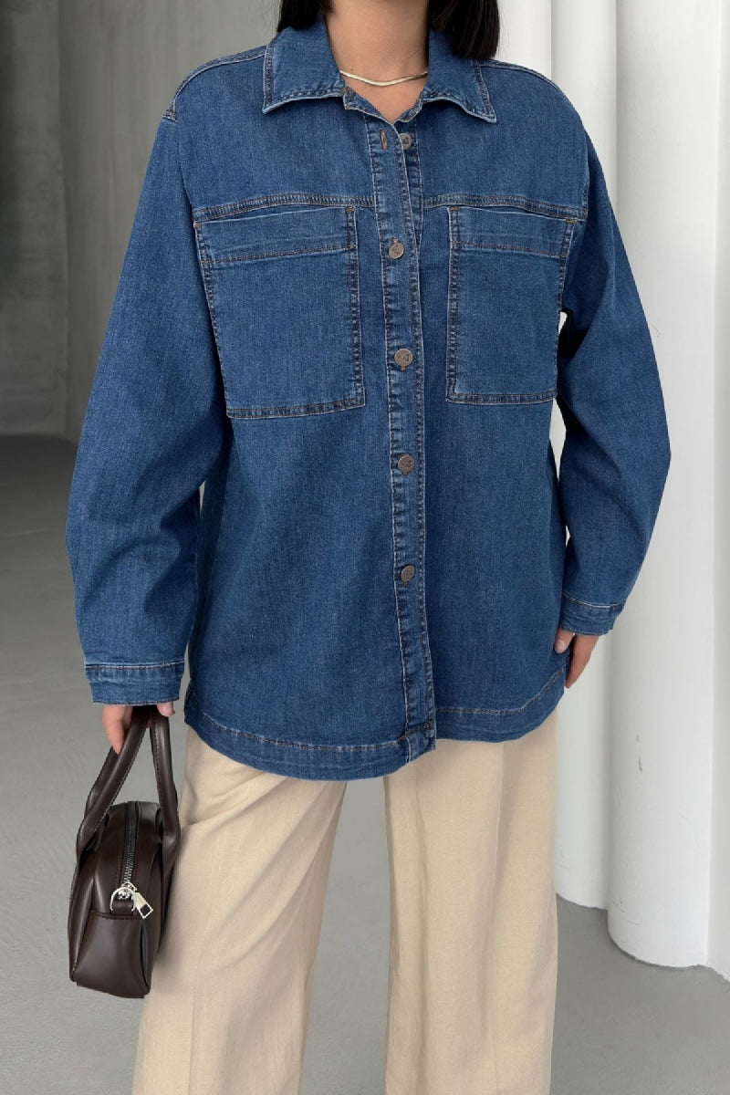 XLJ Denim Shirt with Pockets - Jiutepec