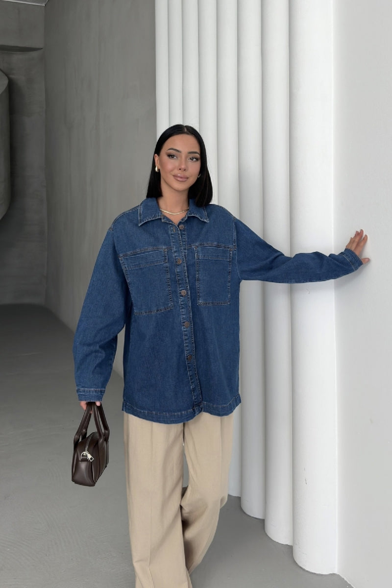 XLJ Denim Shirt with Pockets - Jiutepec