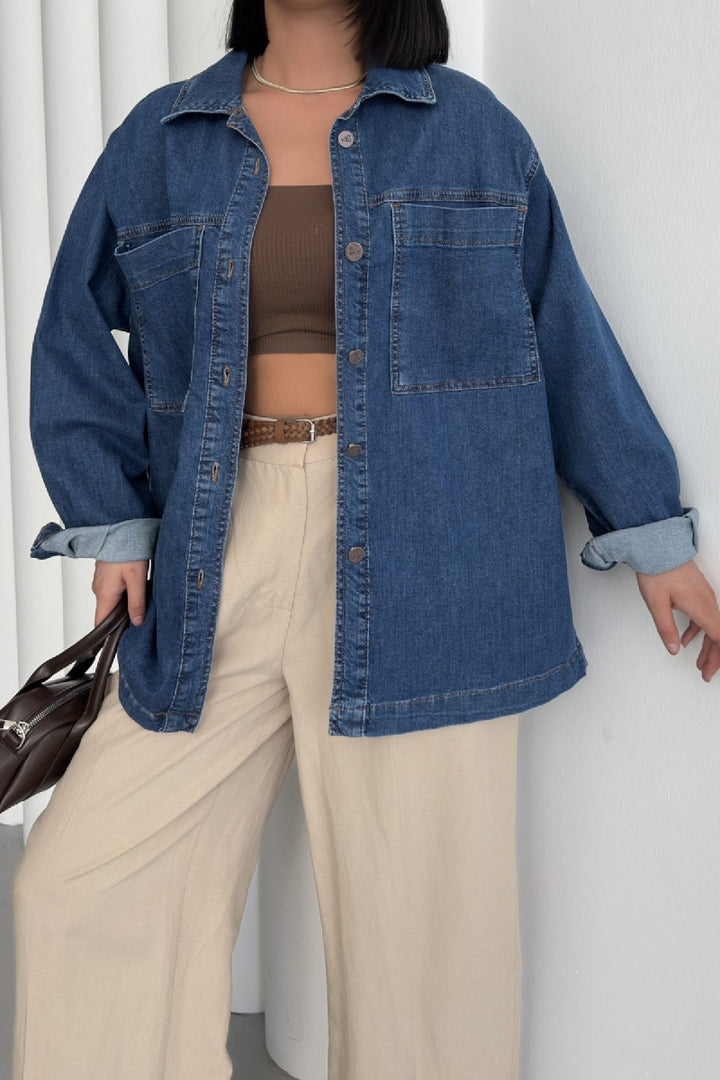 XLJ Denim Shirt with Pockets - Jiutepec