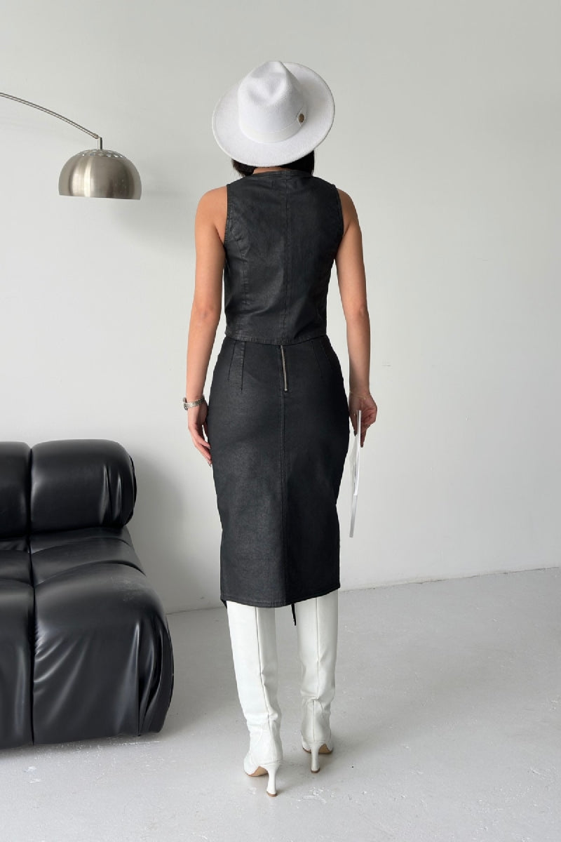 XLJ Vest with Buttons Mixed - Montauban