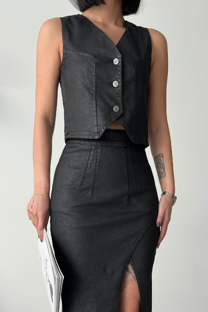 XLJ Vest with Buttons Mixed - Montauban