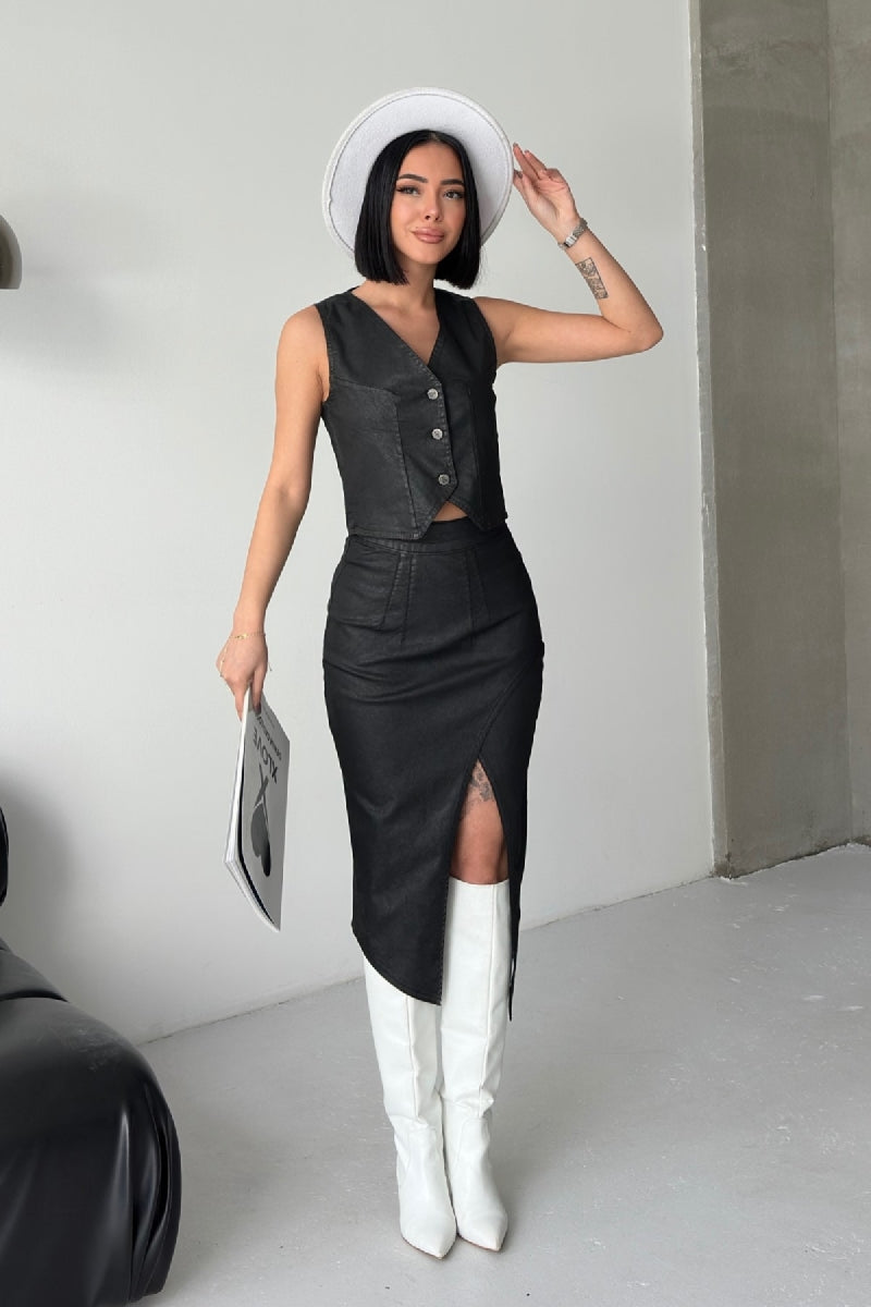 XLJ Vest with Buttons Mixed - Montauban