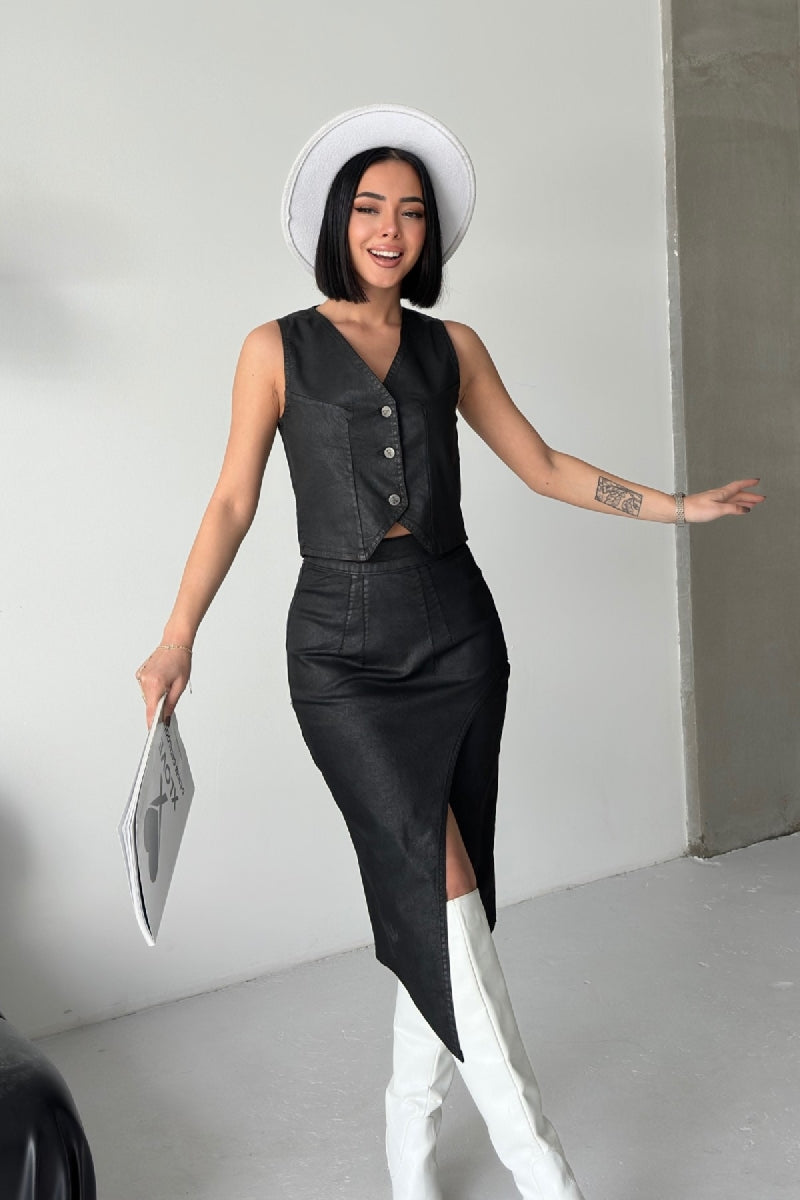 XLJ Vest with Buttons Mixed - Montauban