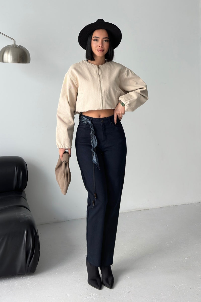 XLJ Cropped Zip-Up Jacket - Ahaus