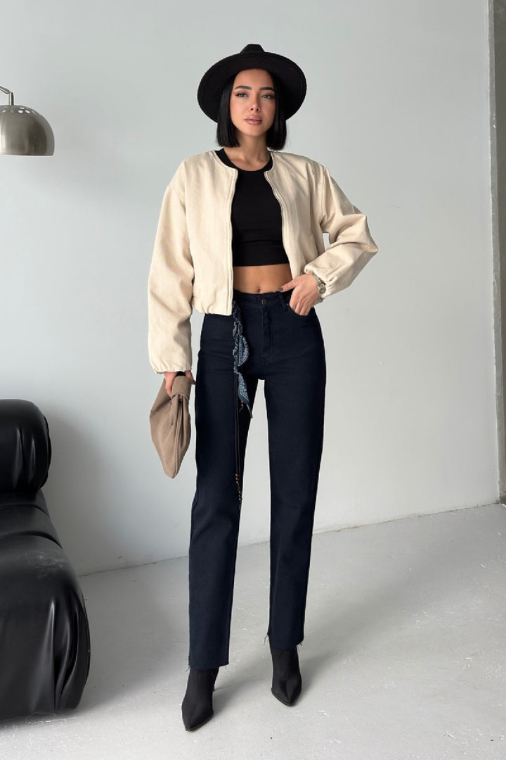 XLJ Cropped Zip-Up Jacket - Ahaus