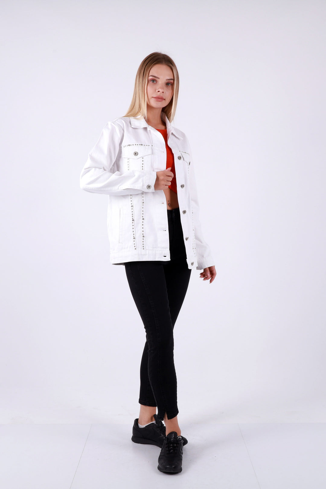 XLJ Denim Jacket Mixed - Águilas