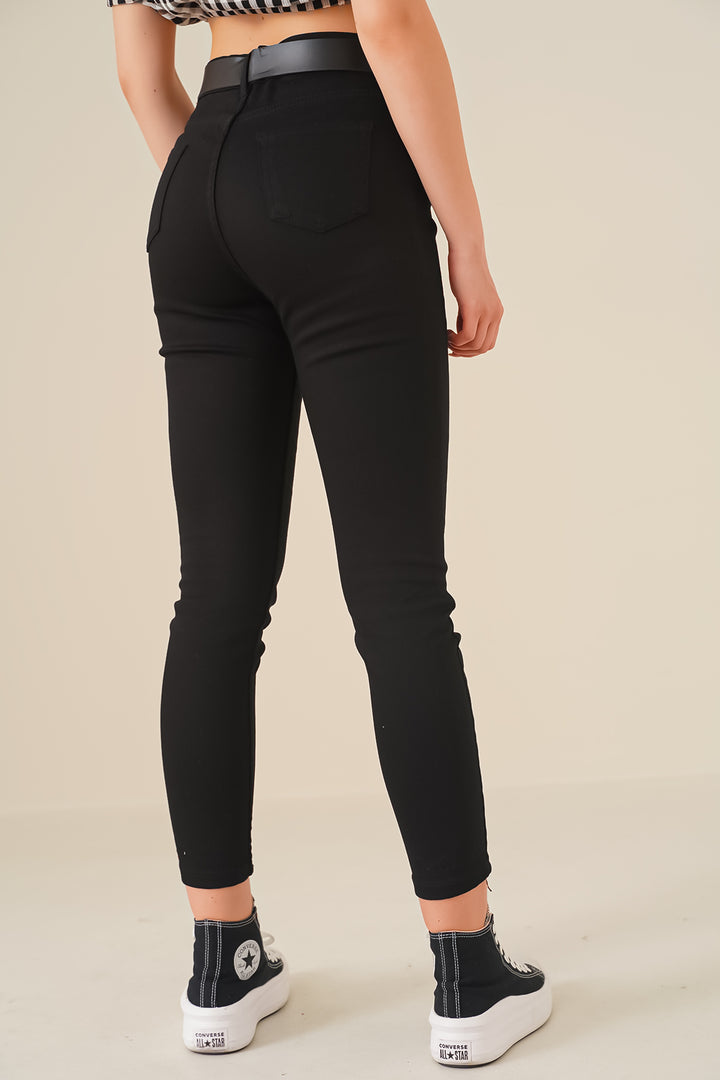 BGD Women PLUS SIZE GABARDINE PANTS - Black - Pontevedra