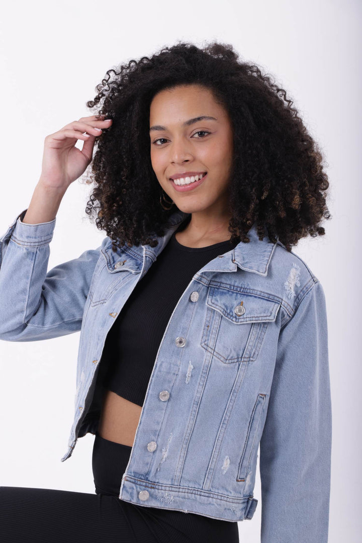 XLJ Short Denim Jacket Mixed - Kramatorsk