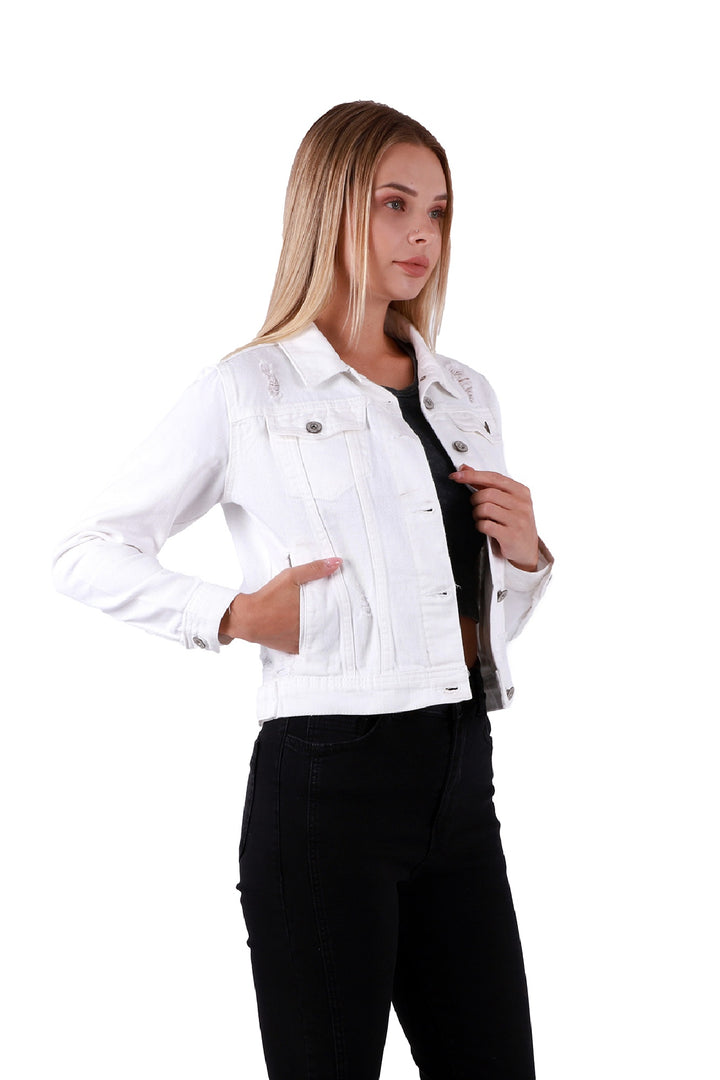 XLJ Short Denim Jacket Mixed - Georgina