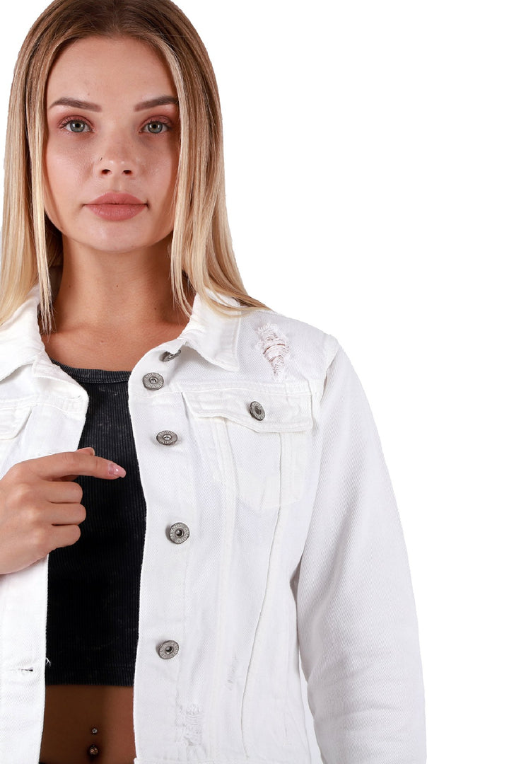 XLJ Short Denim Jacket Mixed - Georgina