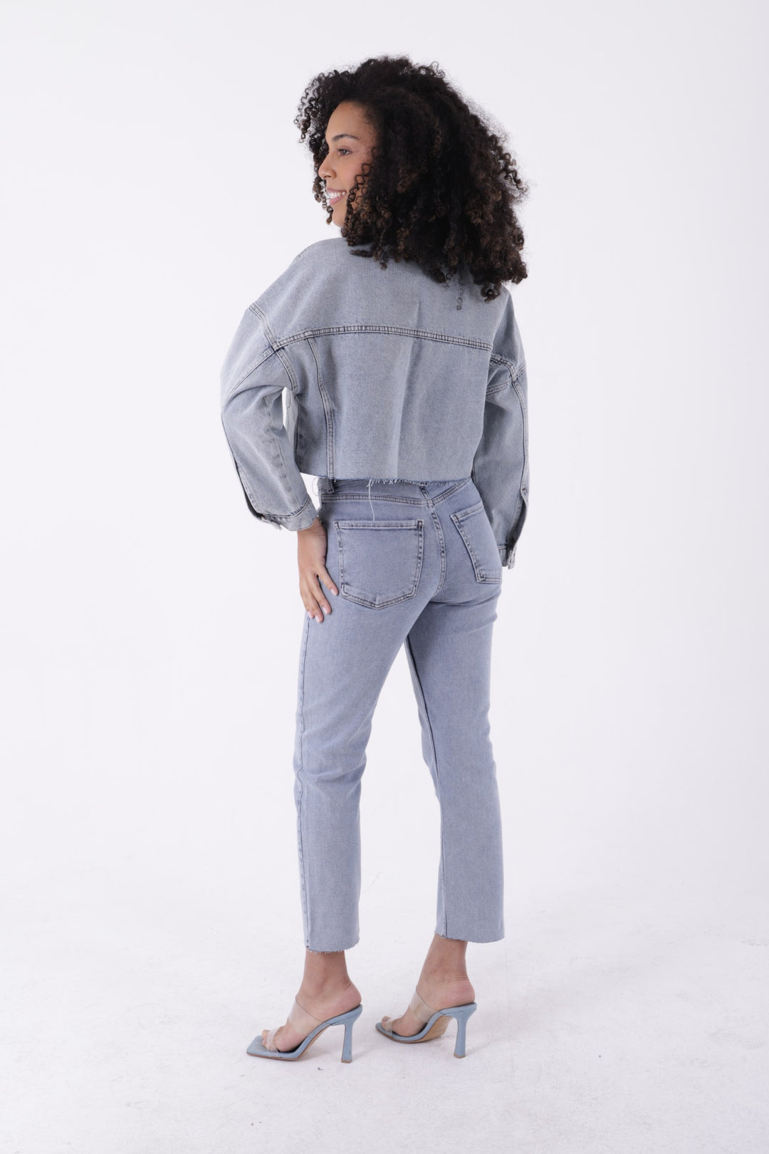 XLJ Short Oversize Denim Jacket Mixed - Moreno Valley