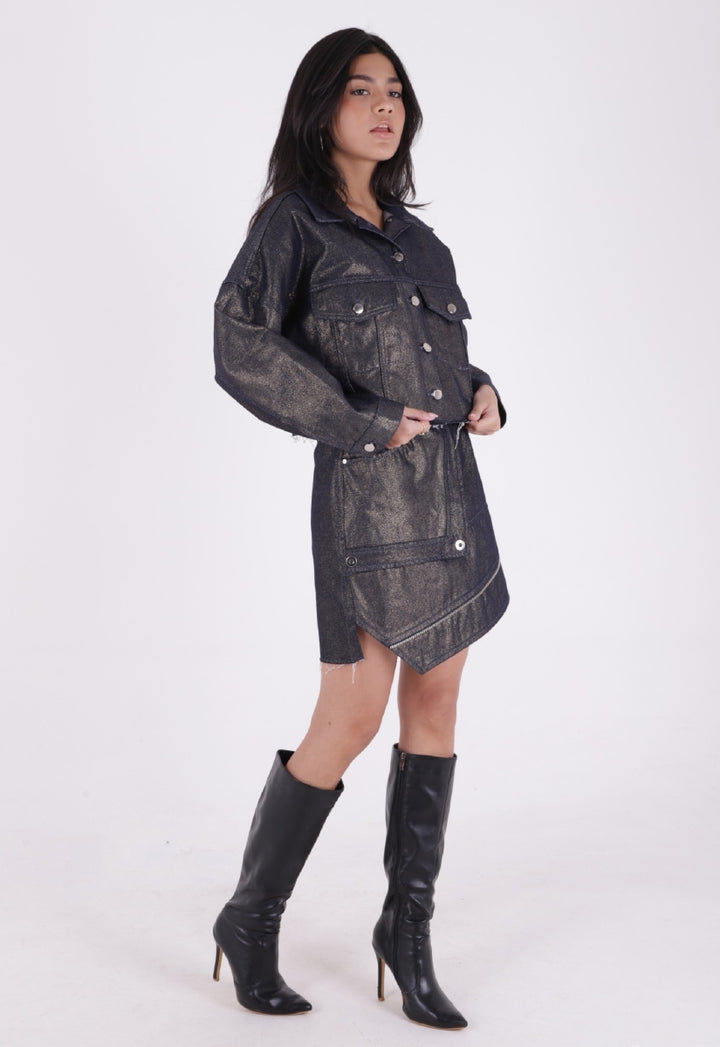 XLJ Short Oversize Denim Jacket Mixed - Roquetas de Mar