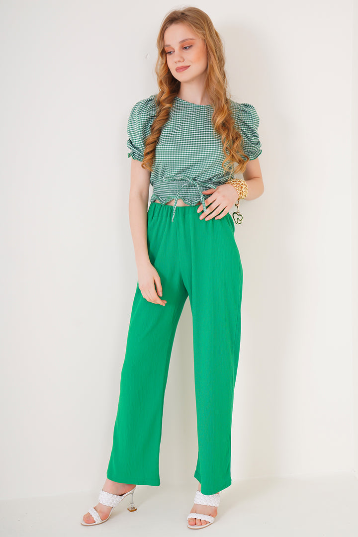 BGD Women Knitted Pants - Green - Sarcelles