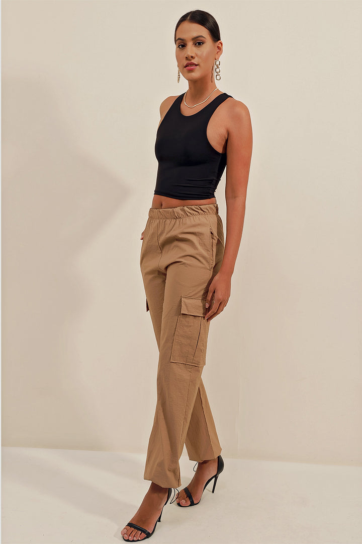 BGD Women Parachute Pants - Biscuit - Burnsville