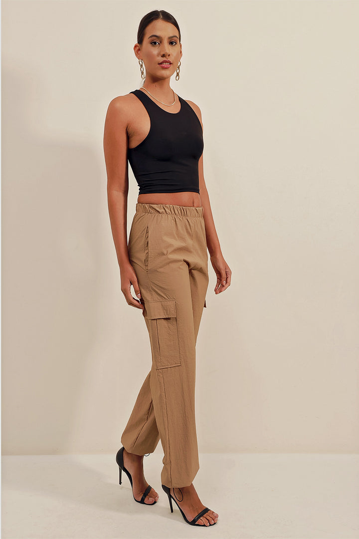 BGD Women Parachute Pants - Biscuit - Burnsville