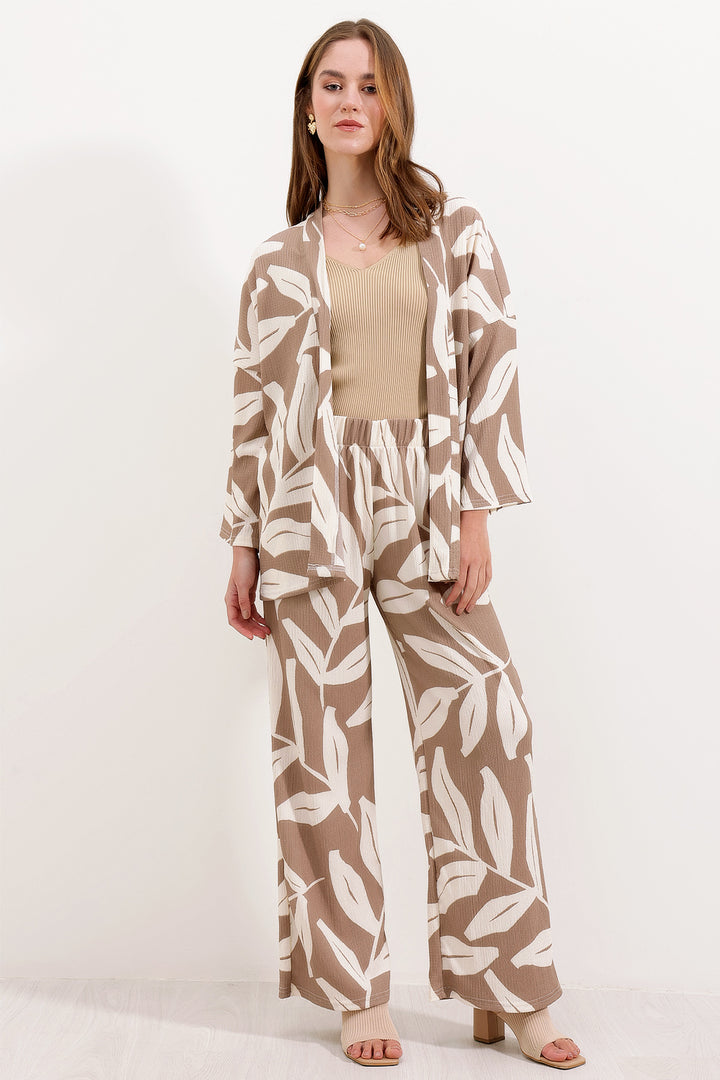 BGD Women Knitted Two-Piece Set - Beige - Avondale