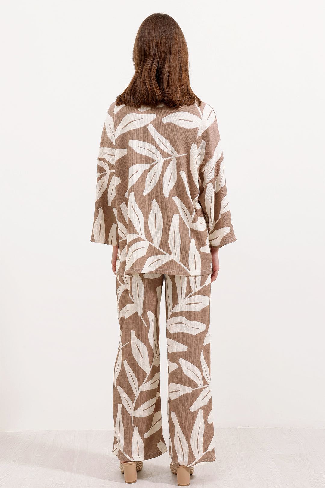 BGD Women Knitted Two-Piece Set - Beige - Avondale