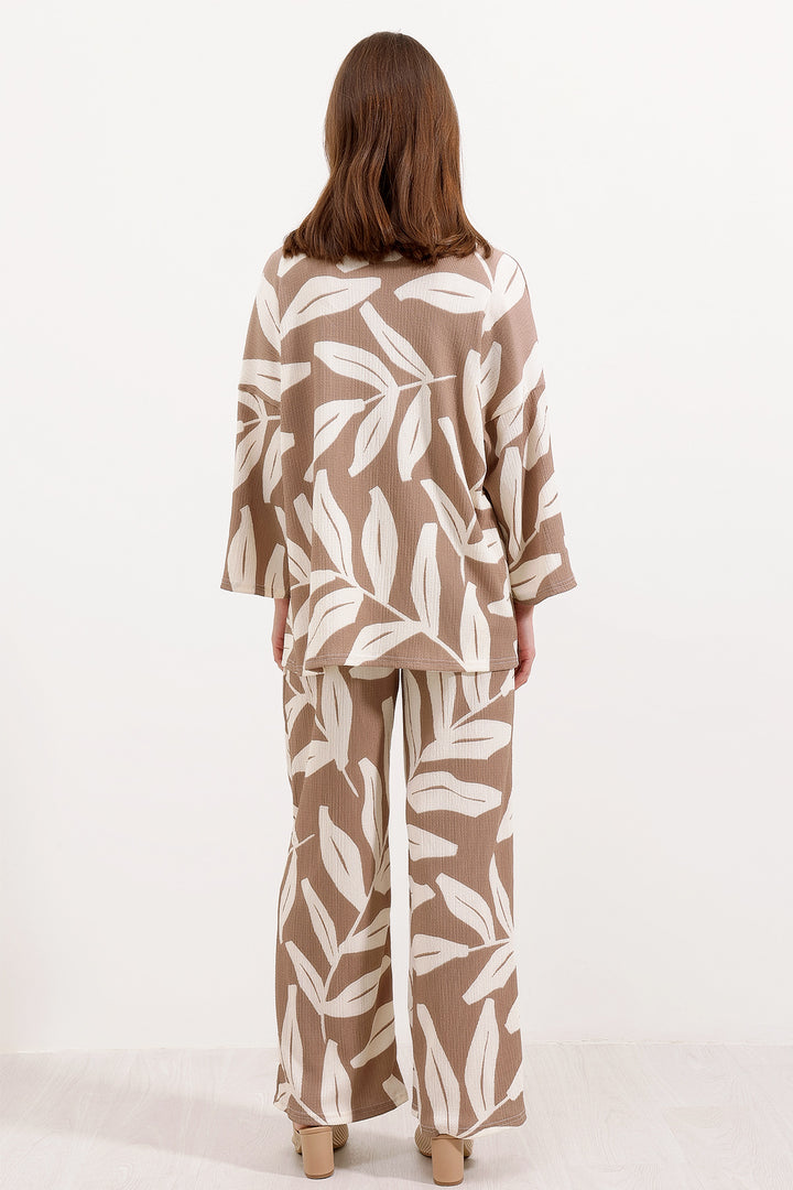 BGD Women Knitted Two-Piece Set - Beige - Avondale