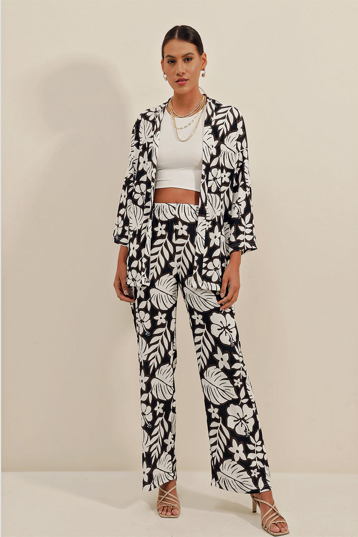 BGD Women Knitted Two-Piece Set - Black - Avondale