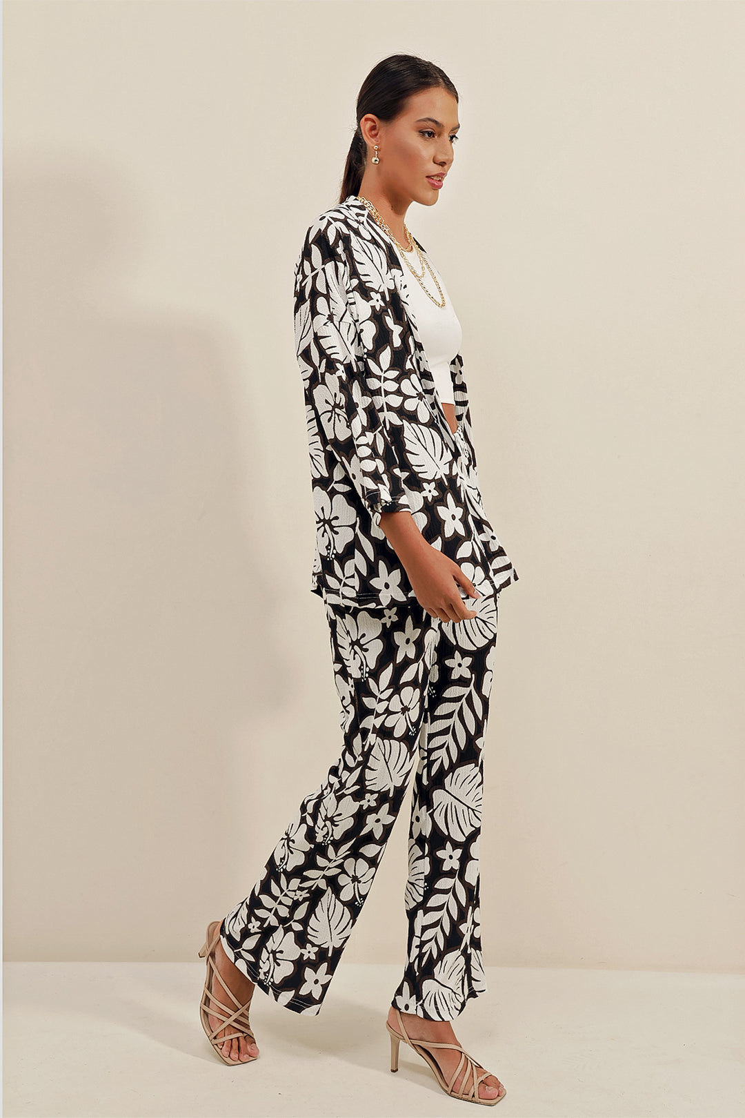 BGD Women Knitted Two-Piece Set - Black - Avondale