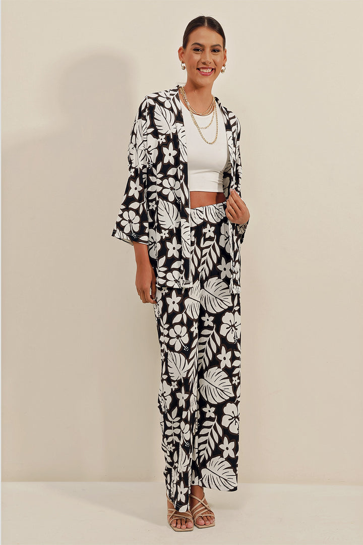 BGD Women Knitted Two-Piece Set - Black - Avondale