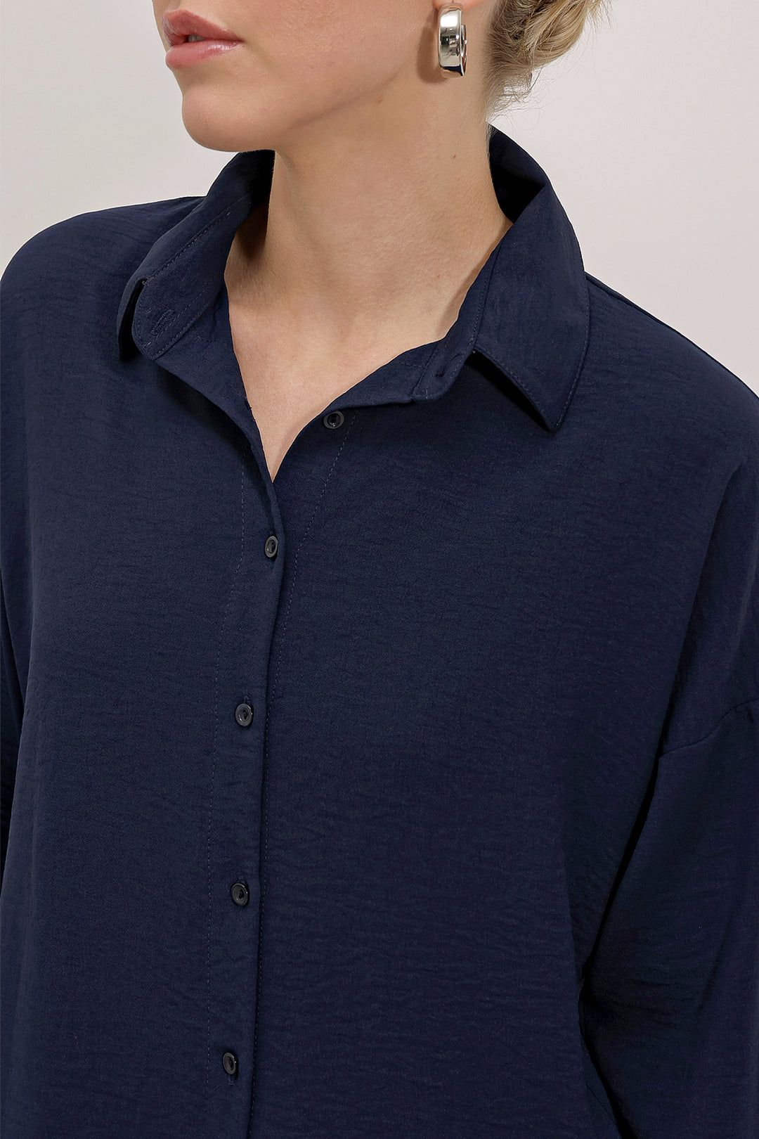 BGD Women Oversize Two-Piece Set - Navy - Calpulalpan