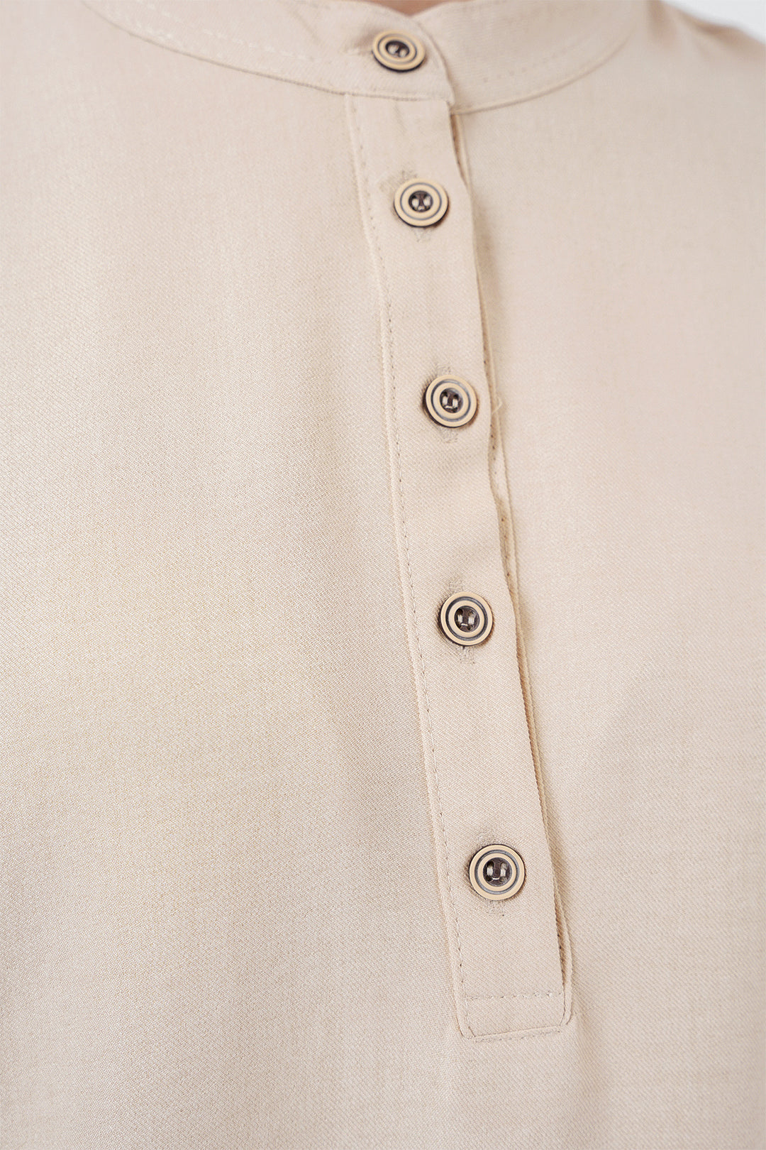BGD Women Linen Tunic Pants Set - Beige - Vallejo