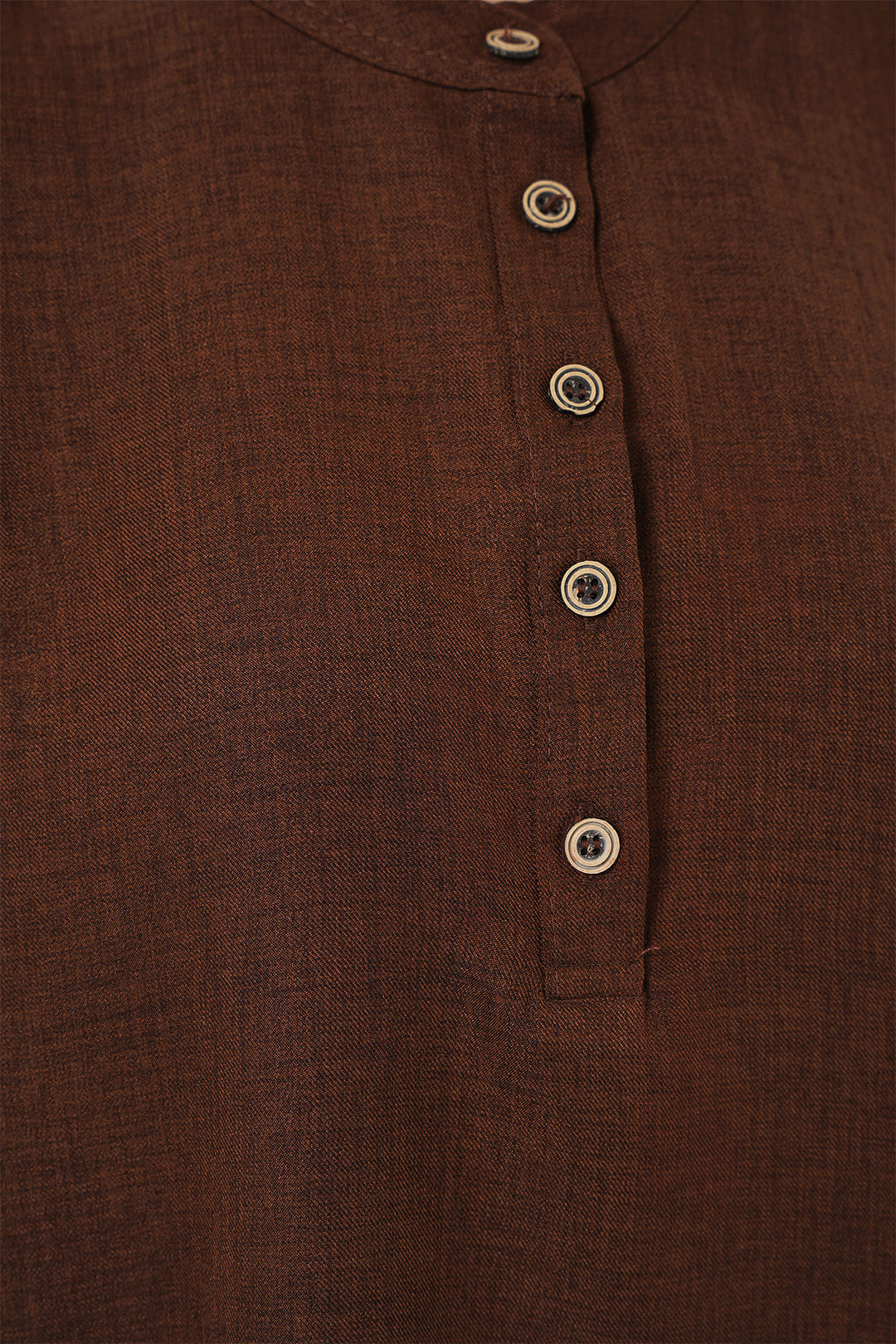 BGD Women Linen Tunic Pants Set - Brown - Ashford