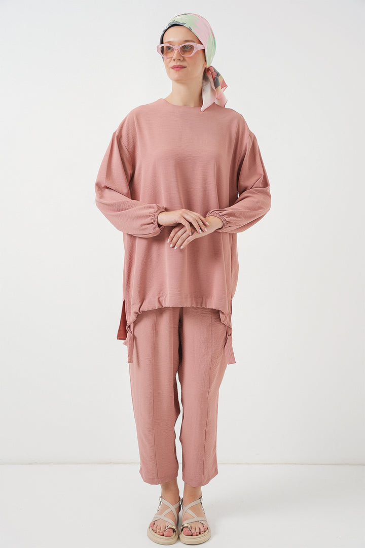 BGD Women Tunic Pants Set - Rose Pink - Kingsport