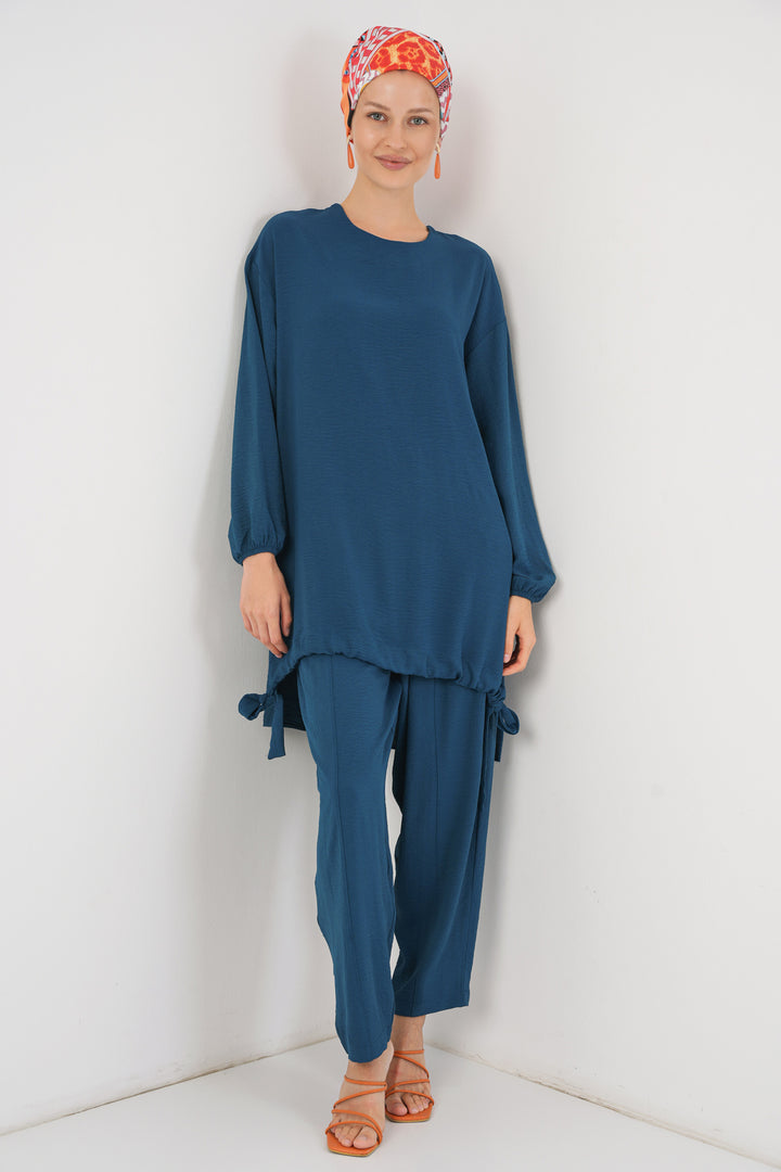 BGD Women Tunic Pants Set - Petrol - Mission