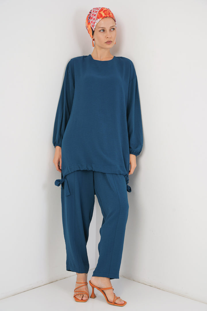 BGD Women Tunic Pants Set - Petrol - Mission