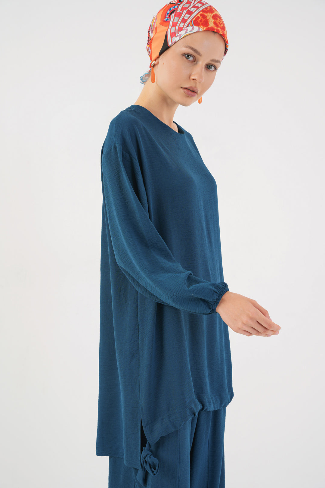 BGD Women Tunic Pants Set - Petrol - Mission